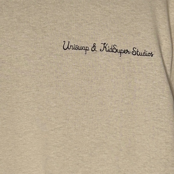 Kidsuper Studios & Uniswap Collaboration NYC T Shirt Men's Medium - Picture 5 of 6